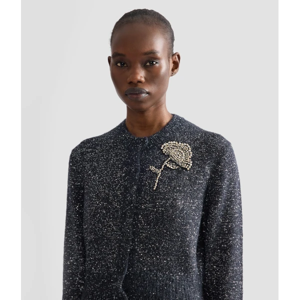 Erdem Cropped Cardigan | Cardigan | Luxury Shoes 