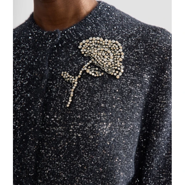 Erdem Cropped Cardigan | Cardigan | Luxury Shoes 