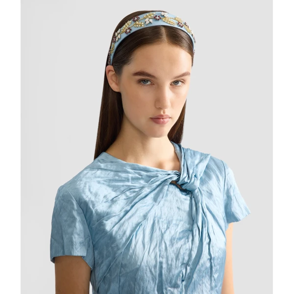 Erdem Embellished Headband in Blue | Hair Accessories | Luxury Shoes 