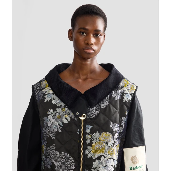 Erdem Embroidered Jacquard Gilet Coat | Vest Coat | Luxury Shoes 