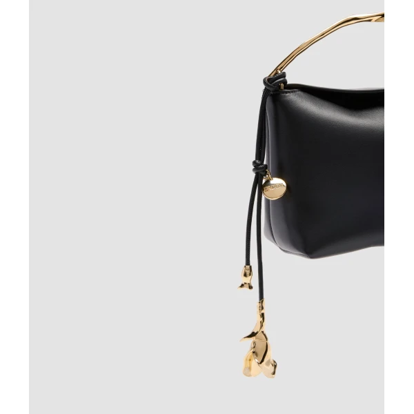 Erdem Flora Bag Charm in Black | Bag charms | Luxury Shoes 