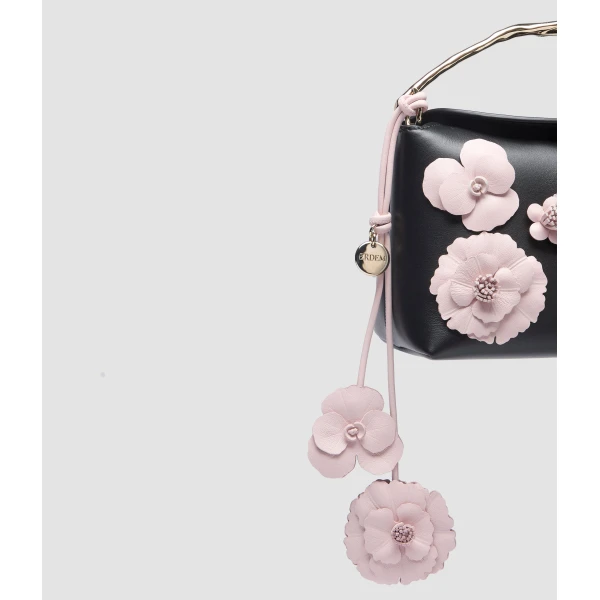 Erdem Flower Leather Charm in Blush | Bag charms | Luxury Shoes 
