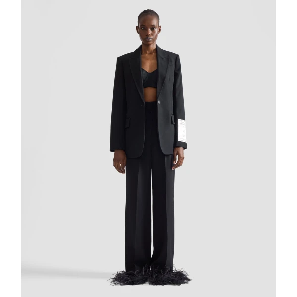 Erdem Grain De Poudre Wide Leg Trouser | Wide leg pants | Luxury Shoes 