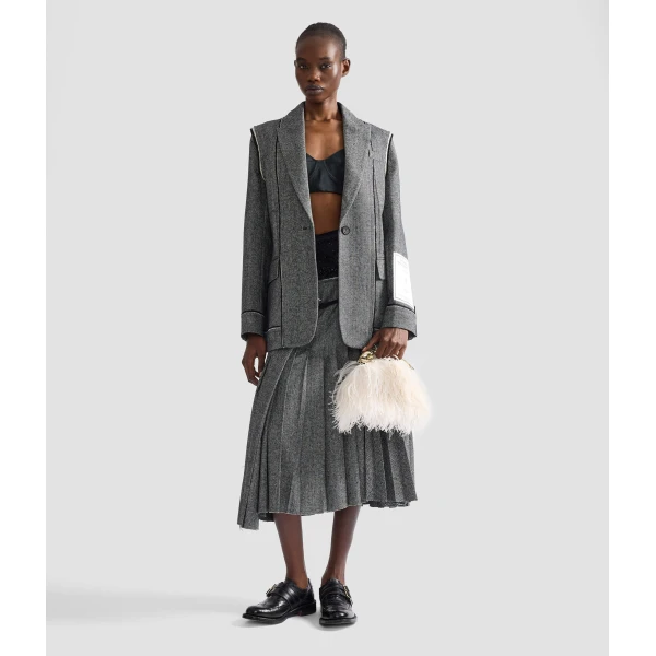 Erdem Herringbone Blazer | Blazers | Luxury Shoes 