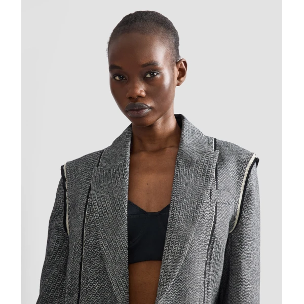 Erdem Herringbone Blazer | Blazers | Luxury Shoes 