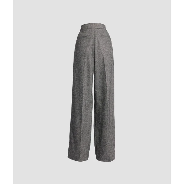 Erdem Herringbone Wide Leg Trouser | Wide leg pants | Luxury Shoes 