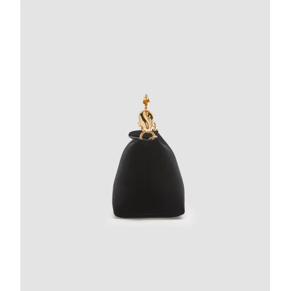 Erdem Micro Bloom Bag in Black Velvet | Mini Bags | Luxury Shoes 
