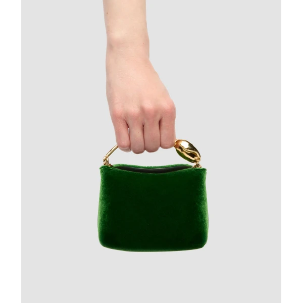 Erdem Micro Bloom Bag in Green Velvet | Mini Bags | Luxury Shoes 