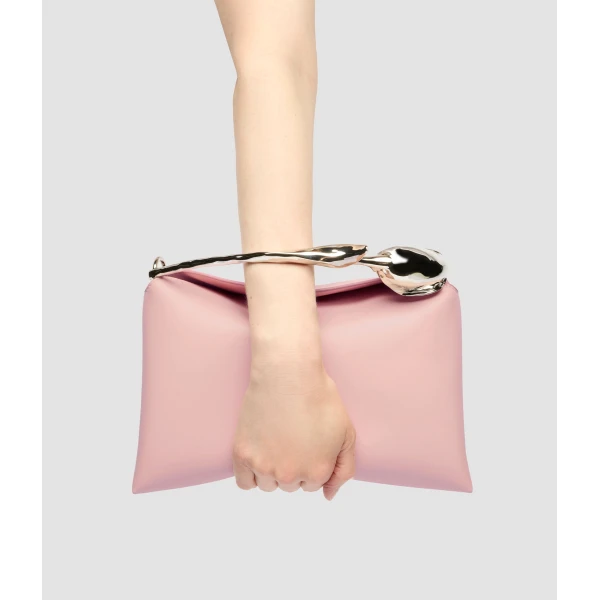 Erdem Midi Bloom Bag in Blush Leather | Totes & Top-Handle Bags | Luxury Shoes 
