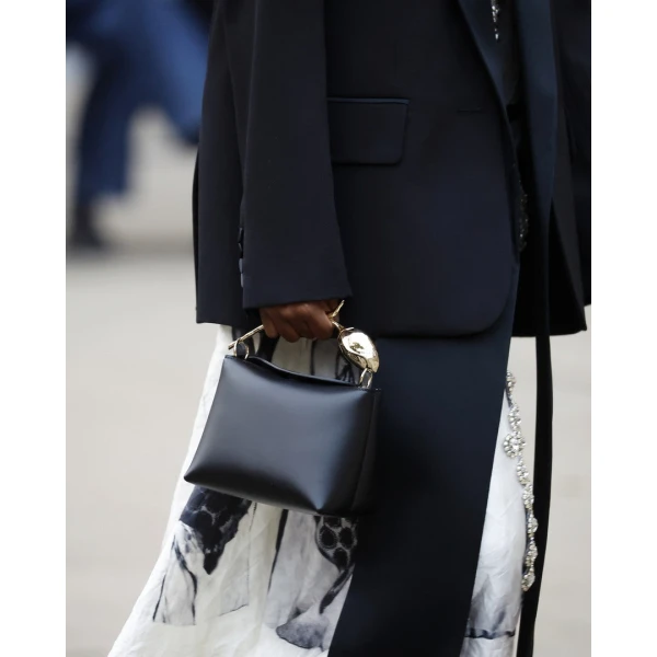 Erdem Mini Bloom Bag in Black Leather | Mini Bags | Luxury Shoes 