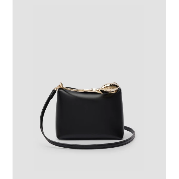 Erdem Mini Bloom Bag in Black Leather | Mini Bags | Luxury Shoes 
