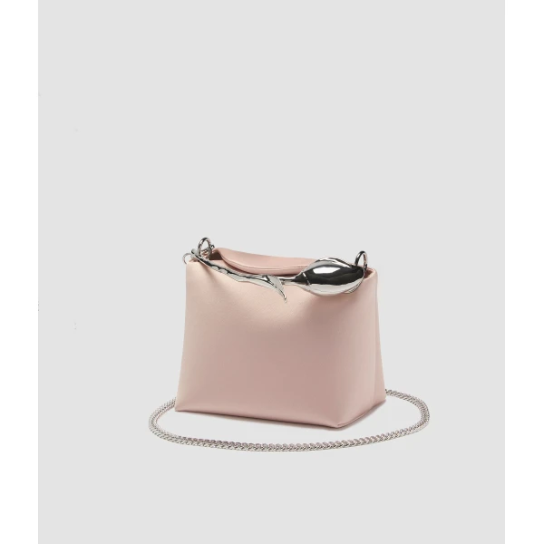 Erdem Mini Bloom Bag in Cameo Pink Satin | Mini Bags | Luxury Shoes 