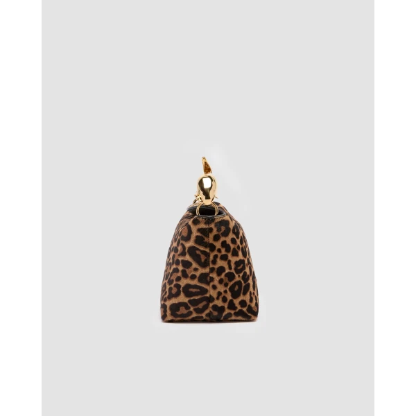 Erdem Mini Bloom Bag in Leopard Ponyskin | Mini Bags | Luxury Shoes 