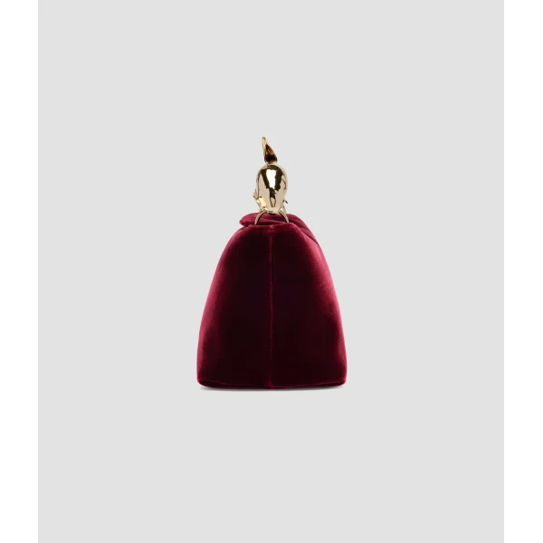 Erdem Mini Bloom Bag in Malbec Velvet | Mini Bags | Luxury Shoes 