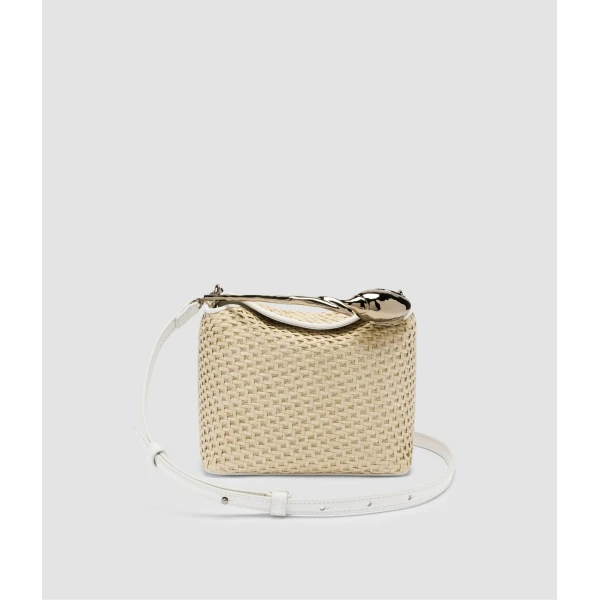 Erdem Mini Bloom Bag in Natural Raffia | Mini Bags | Luxury Shoes 