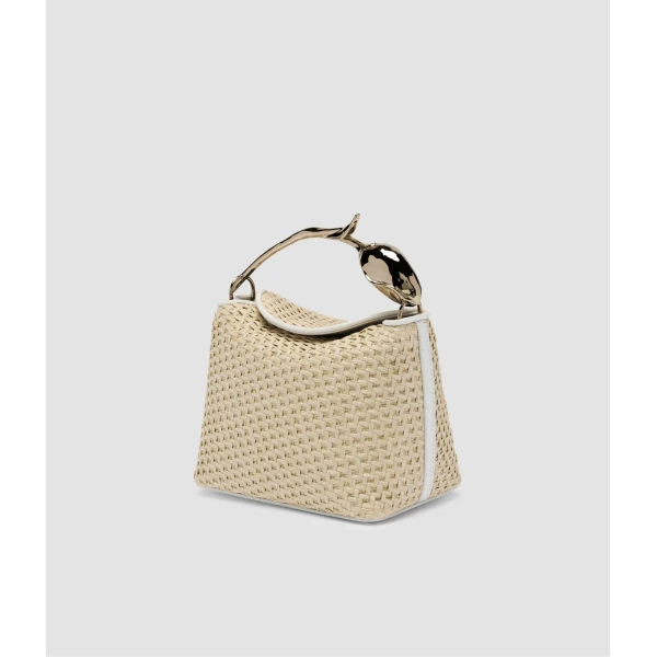 Erdem Mini Bloom Bag in Natural Raffia | Mini Bags | Luxury Shoes 