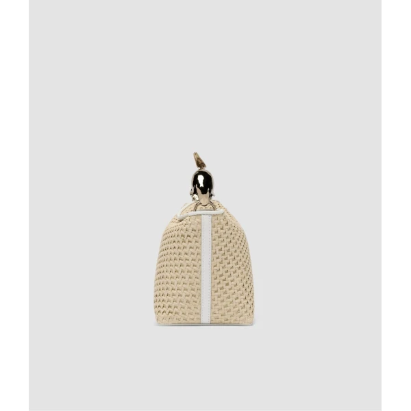 Erdem Mini Bloom Bag in Natural Raffia | Mini Bags | Luxury Shoes 
