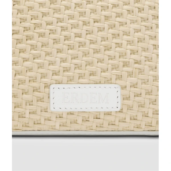Erdem Mini Bloom Bag in Natural Raffia | Mini Bags | Luxury Shoes 