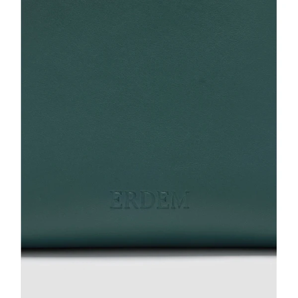 Erdem Mini Bloom Bag in Teal Leather | Mini Bags | Luxury Shoes 