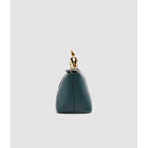 Erdem Mini Bloom Bag in Teal Leather | Mini Bags | Luxury Shoes 
