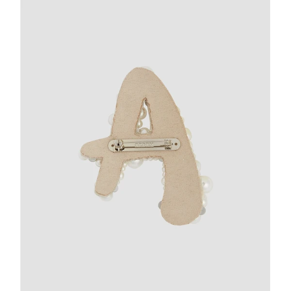 Erdem Pearl Alphabet Brooch A | Brooches & Pins | Luxury Shoes 