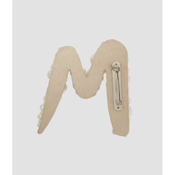Erdem Pearl Alphabet Brooch M | Brooches & Pins | Luxury Shoes 