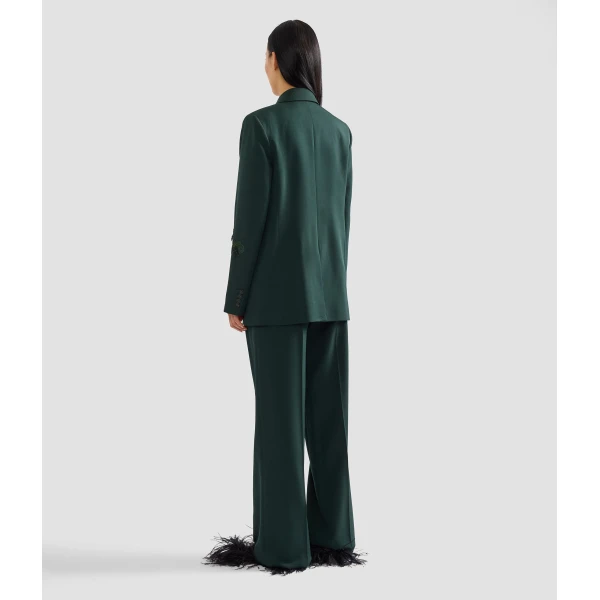 Erdem Pleatable Wool Wide Leg Trouser | Wide leg pants | Luxury Shoes 