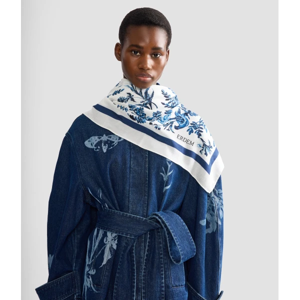 Erdem Printed Scarf | Scarves | Luxury Shoes 