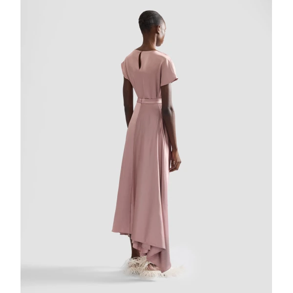 Erdem Satin Draped Midi Skirt | Midi Skirts | Luxury Shoes 