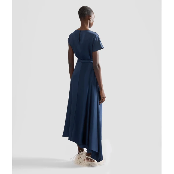 Erdem Satin Draped Top | Tops | Luxury Shoes 