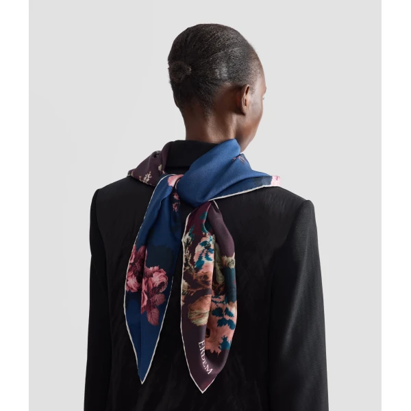 Erdem Silk Twill Scarf | Scarves | Luxury Shoes 