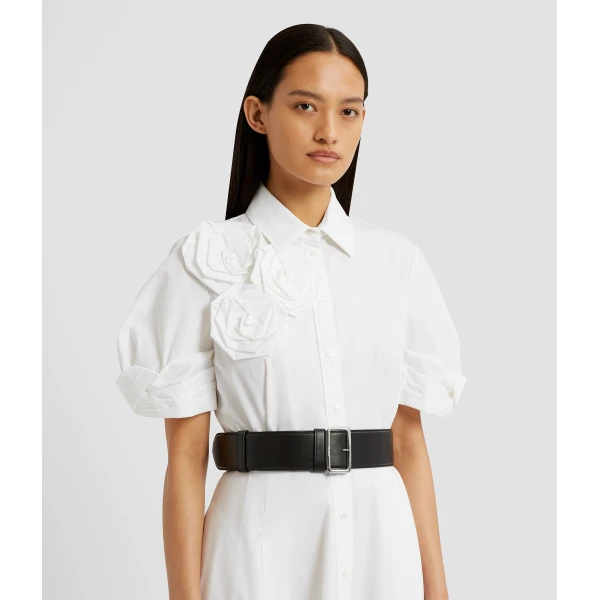 Erdem Wide Leather Belt | Belts | Luxury Shoes 