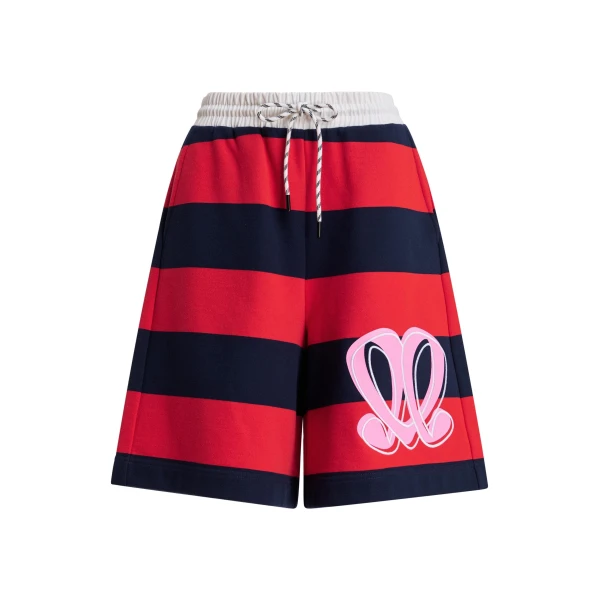Monogram striped shorts