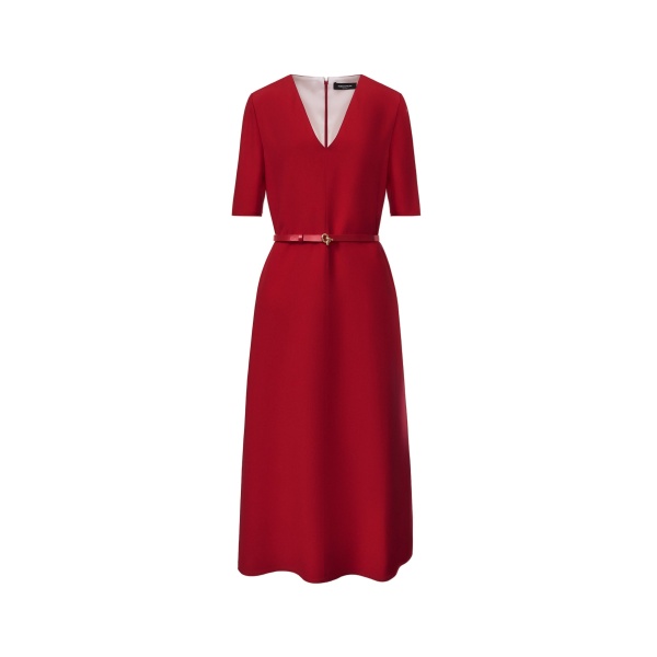Fabiana Filippi Cady Dress in Red
