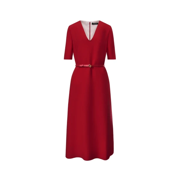 Fabiana Filippi Cady Dress in Red