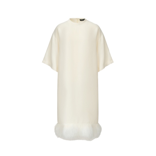 Fabiana Filippi Cady Maxi T-shirt Dress in Butter