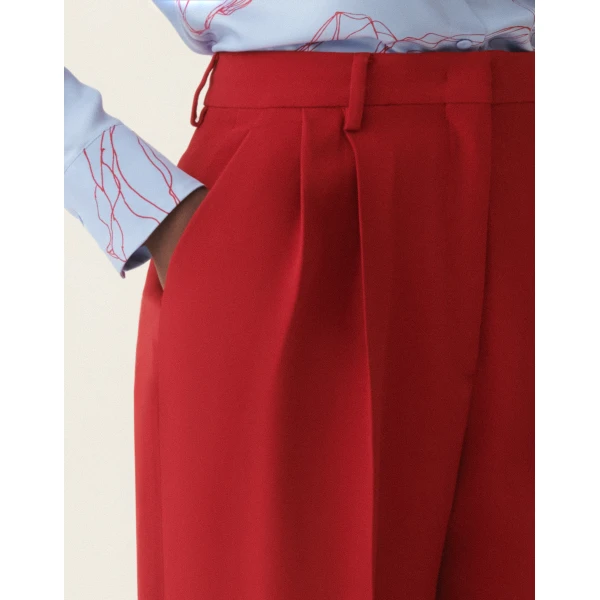 Fabiana Filippi Cady Trousers in Red
