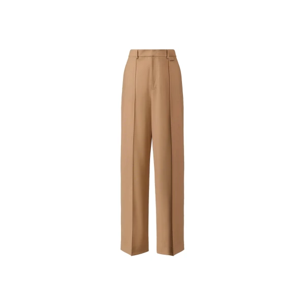 Fabiana Filippi Cool Wool Trousers in Rattan