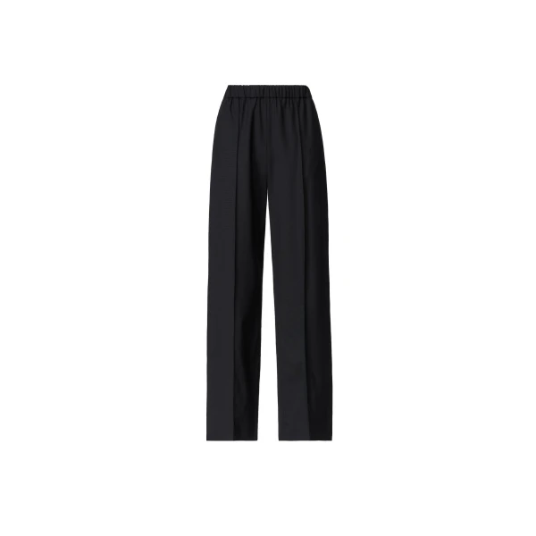 Gubbio Trousers in Bistretch Cool Wool, Midnight Blue