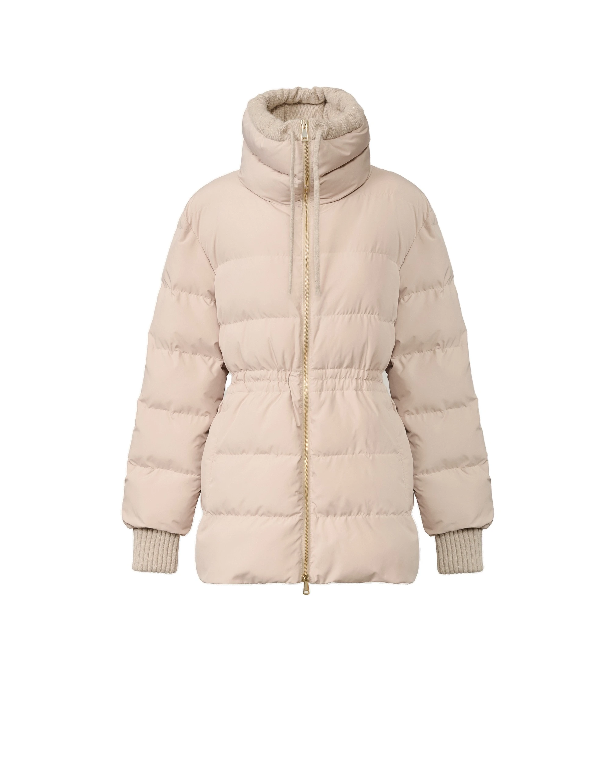 Fabiana-Filippi-Midi-Ultralight-Technical-Down-Coat-in-Cacha Fabiana Filippi Midi Ultralight Technical Down Coat in Cachà