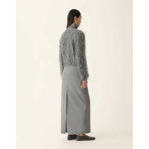 Fabiana Filippi Mohair Cardigan in Charcoal