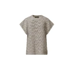Fabiana Filippi Padded Yarn Sweater in Mocha