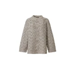 Fabiana Filippi Padded Yarn Sweater in Mocha