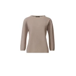 Fabiana Filippi Platinum Sweater with Lurex in Mocha