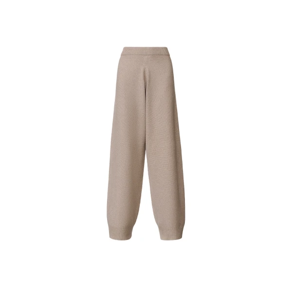 Platinum Trousers with Lurex in Mocha