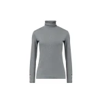 Fabiana Filippi Ribbed Cotton Jersey Turtleneck T-shirt in Stone
