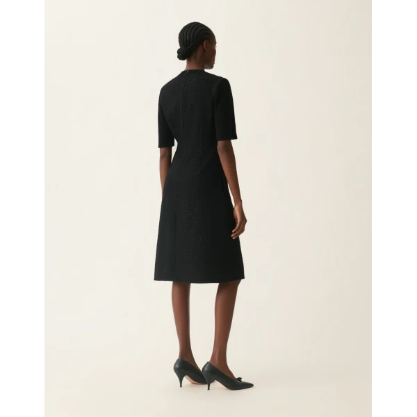 Fabiana Filippi Sequin Dress in Black