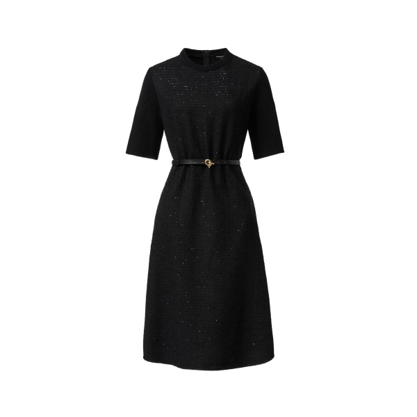 Fabiana Filippi Sequin Dress in Black