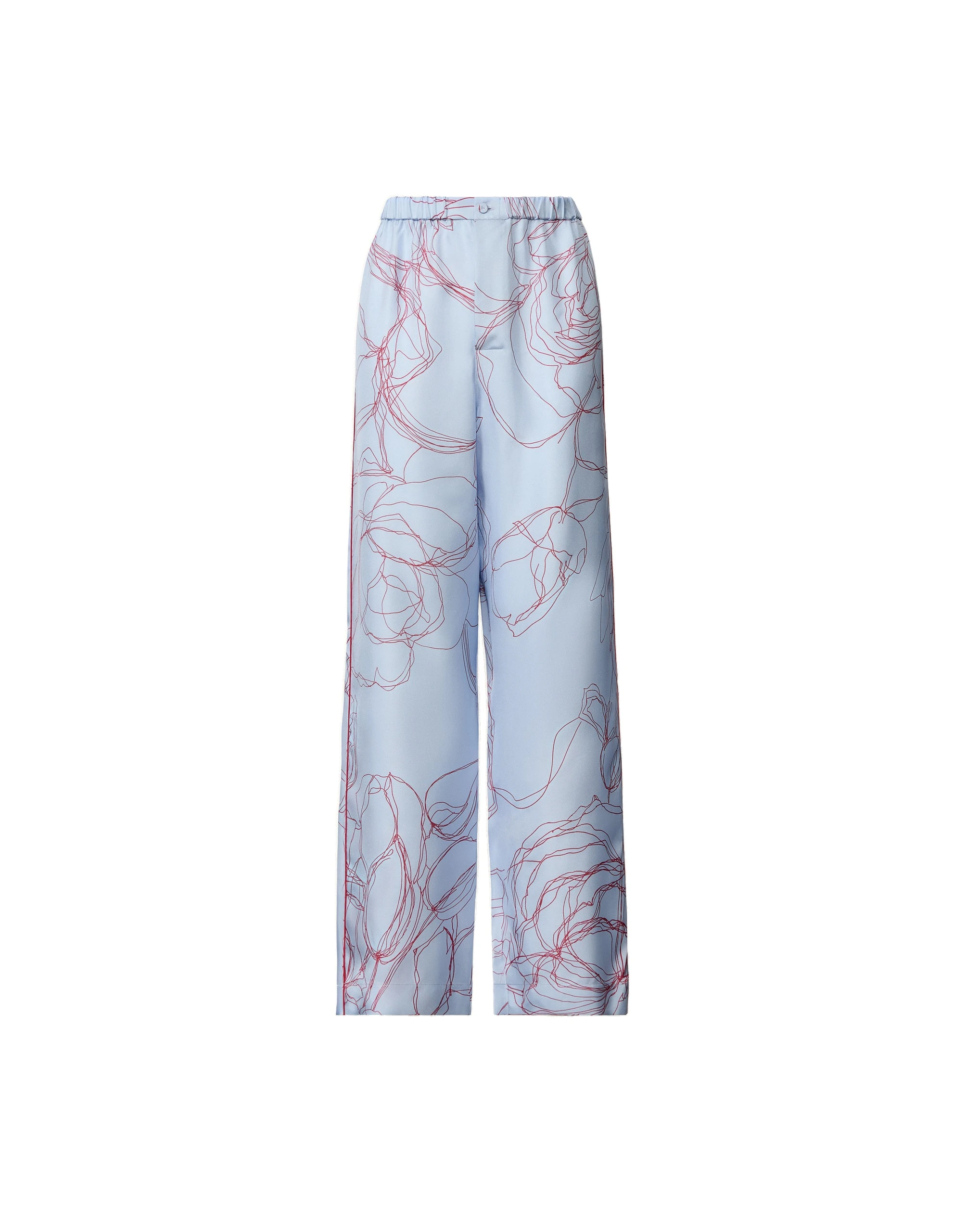 Fabiana-Filippi-Silk-Twill-Trousers-in-Light-Blue Fabiana Filippi Silk Twill Trousers in Light Blue