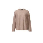 Fabiana Filippi Wool Sweater with Sequins in Mocha